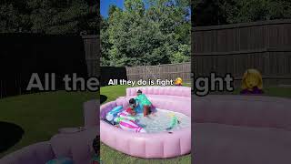 Summer ☀️fun in the backyard💦 #shortsviral #momlife #summer #shortvideo #girlmom