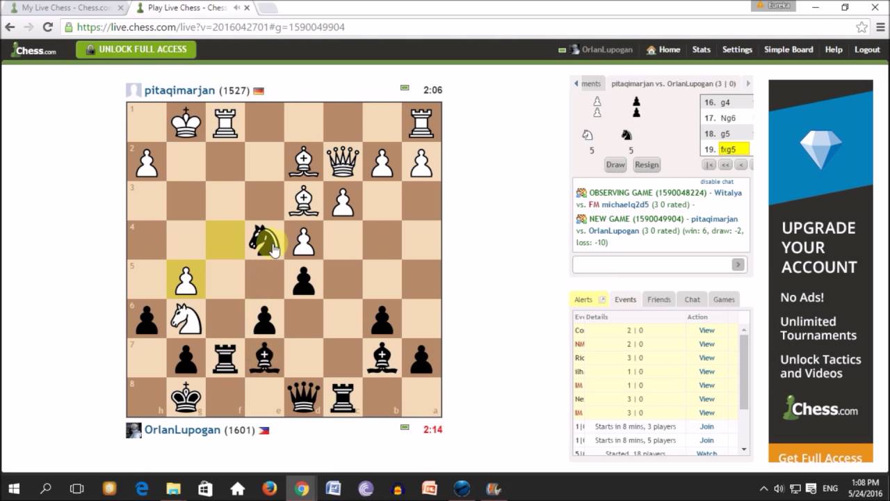 10.Play chess Online Tagalog/ Filipino Tutorial YouTube