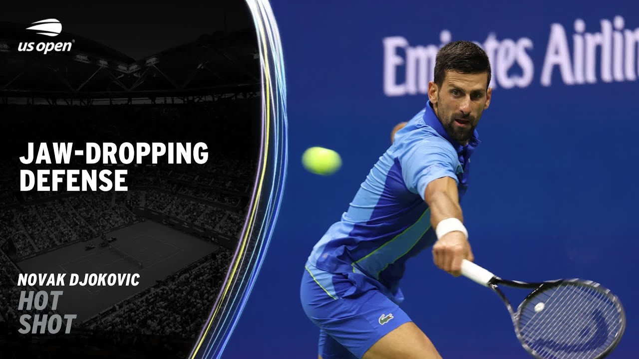 Novak Djokovic has Jaw-Dropping Defense! | 2023 US Open