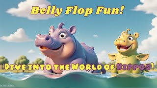 Belly Flop Fun! Dive into the World of Hippos! #coco_saza #cocosaza