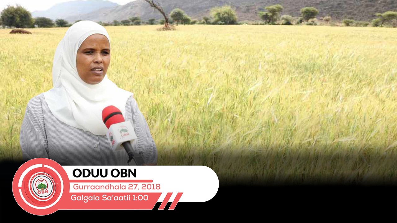 Oduu Galgala Sa'aatii 1:00  OBN Gurraandhala 27,2018