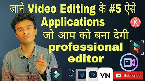 5 Best Free Video Editing Apps Without Watermark For Android [2022] #trending #tech