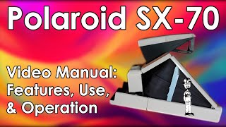 Polaroid SX-70 Instant Camera Manual: Load Film, Battery, & Take a Photo