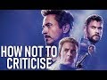 The Worst Attempt to Criticise Avengers: Endgame Ever