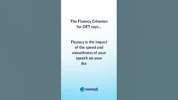 OET Speaking Exam Top Tip: Fluency Criterion