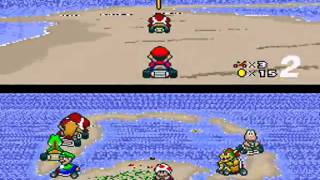 Super Mario Kart Playthrough - Star Cup: Koopa Beach 1