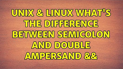 Unix & Linux: What