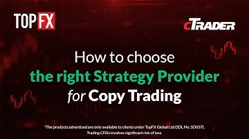 Become cTrader Master - Part 7 - How to choose the right Strategy Provider for Copy Trading