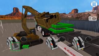 Sand excavator truck driving  rescuse simulator  game | screenshot 5