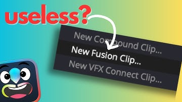 Use fusion clips in DaVinci Resolve unless… you don’t want to be productive