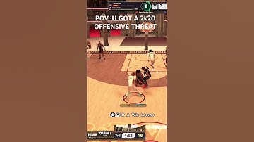 2k20 OFFENSIVE THREAT IN 2K25#basketball #2kcommunity #nba2k #election #usa #funnyvideo #funny