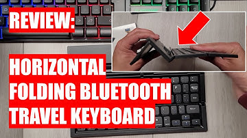 REVIEW: Horizontal Folding Bluetooth TRAVEL Keyboard