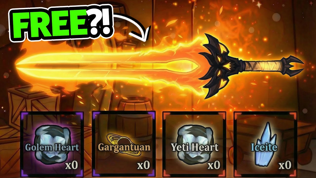 GLITCH To Craft ANY STRAIGHT SWORD FOR FREE in The Forge Roblox...