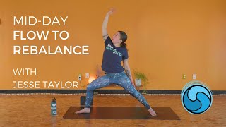 Mid-Day Flow to Rebalance | Vinyasa Yoga with Jesse – Sangha Studio