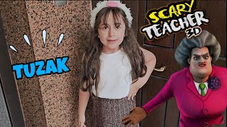 ESMA GERÇEK HAYATTA SCARY TEACHER DİŞ MACUNU ŞAKASI YAPTI  ماما جابت بيبي - جنى مقداد | طيور الجنة