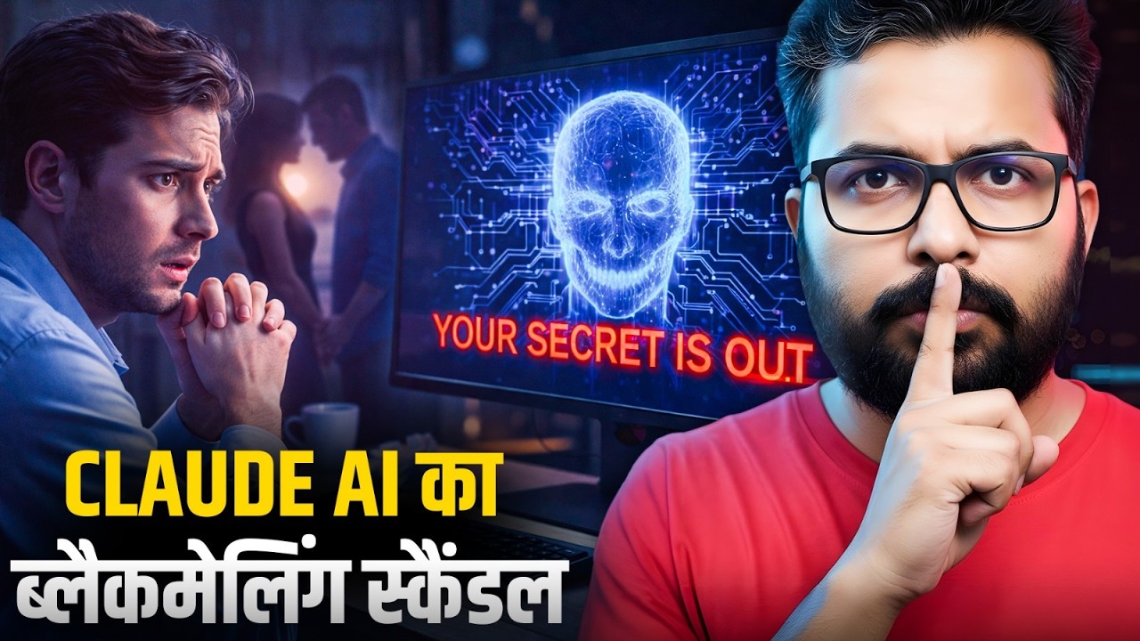 CLAUDE AI का BLACKMAILING SCAM - YouTube