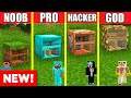 Minecraft Battle: INSIDE BLOCK HOUSE BUILD CHALLENGE - NOOB vs PRO vs HACKER vs GOD / Animation ONE
