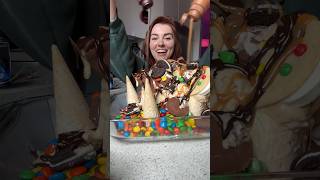 ASMR ice cream mukbang! #foodie #shorts #icecream #eating #mukbang #asmr #dessert