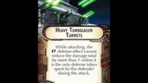 How-to use Turbolasers "Heavy Turbolaser Turrets" - Star Wars Armada Explained (SWAE)