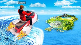 Jumping ENTIRE MAP On A JET SKI In GTA 5.. (Mods)