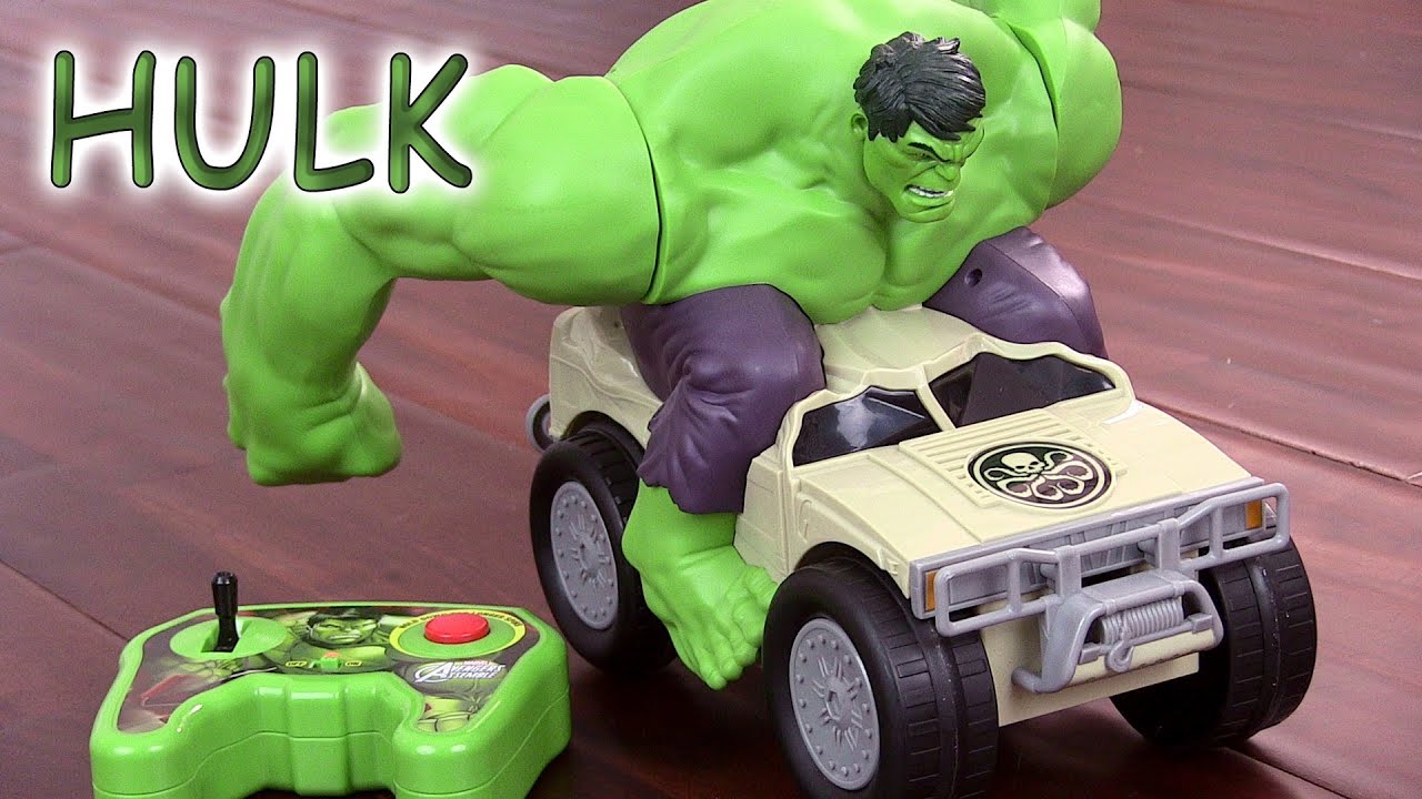 Avengers Hulk Smash Véhicule téléguidé Voiture radiocommandée Remote  Control Jouets en français 