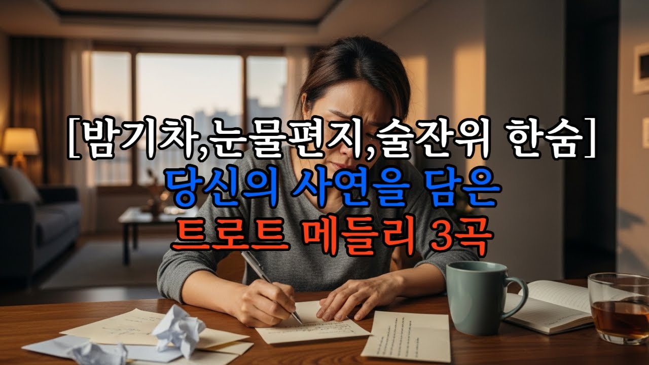 [당신의 시린 가슴을 안아줄 이별 트로트 3선]