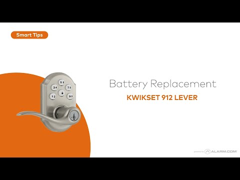 Battery Replacement for the Kwikset 912 Lever