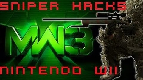 ✔ Sniper Hacks Codes Mw3 Wii Non Host