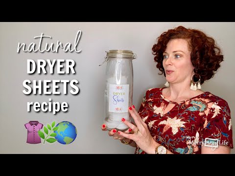 DIY Natural Reusable DRYER SHEETS for Soft, Fresh Laundry