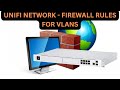 Unifi network  firewall rules for vlans