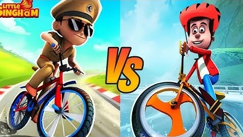 LITTLE SINGHAM CYCLE RACE VS GOLMAAL JR CYCLE RAHE @DJ_VISHAL_555