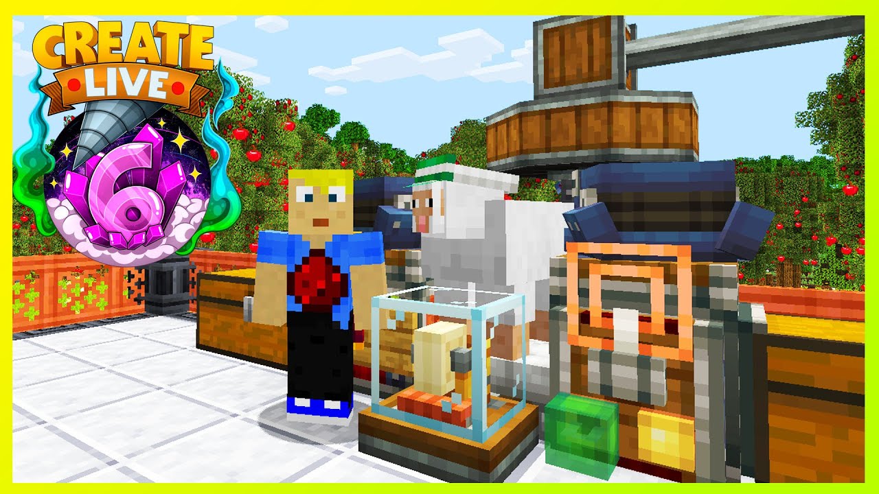 Stock Link Create Mod Automatisches Lagersystem mit Frogports und Stock Links! - Create Live ...