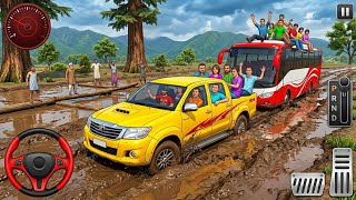 4x4 Offroad Jeep Driving Simulator 3D - Mud Bus & Vigo Rescue Android Gameplay screenshot 3