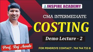 CMA Inter costing lecture 2 I Material lecture 2 I by Raj awate