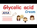 Glycolic acid cream for dark spots on skin   6 alpha hydroxy acid