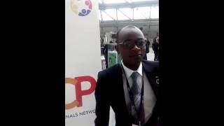 Nestor Dehouindji from Benin returning EDD16 young leader