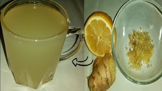 عصير الزنجبيل والليمون لانقاص الوزن و التخلص من السموم في الجسم