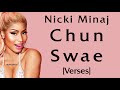 Nicki Minaj - Chun Swae [Verses - Lyrics] Im me, im barbie dripping, who the fuck tiktok