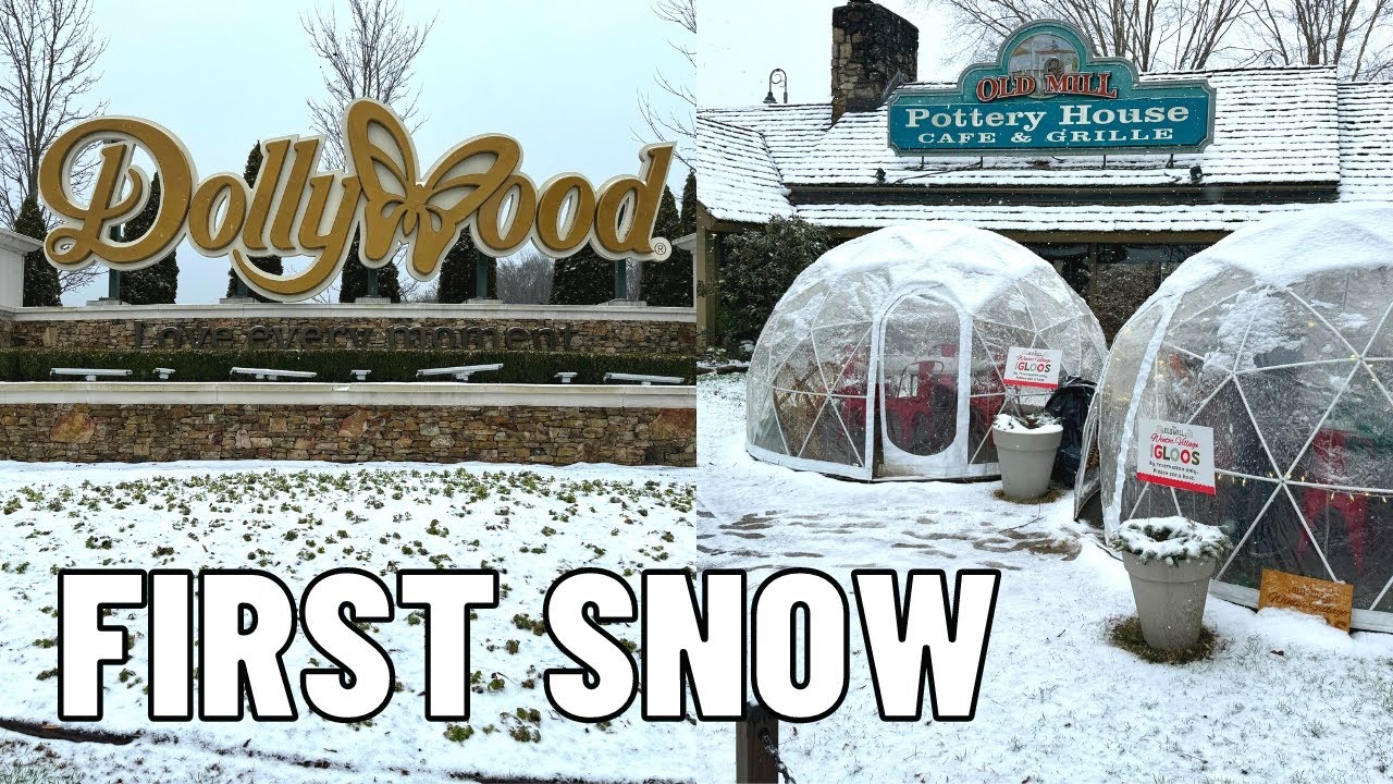 First Snowfall In Pigeon & Gatlinburg Tennessee of 2024 YouTube