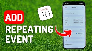 How to Add a Repeating Calendar Event - [IPhone 15 Pro]