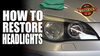 How To Restore Headlights  Ultimate Professional Tutorial  Masterson's Car Care