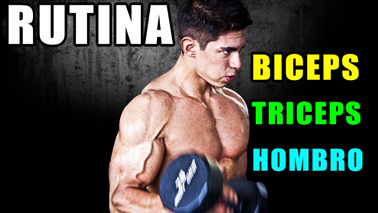 rutinas de gimnasio para brazo y hombro