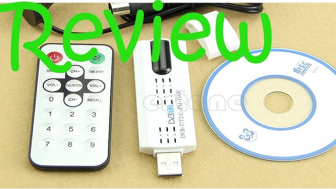 August DVB-T208 Sintonizador TDT para Ordenadores - Receptor USB (DVB-T) de  Televisión Digital para Ordenadores