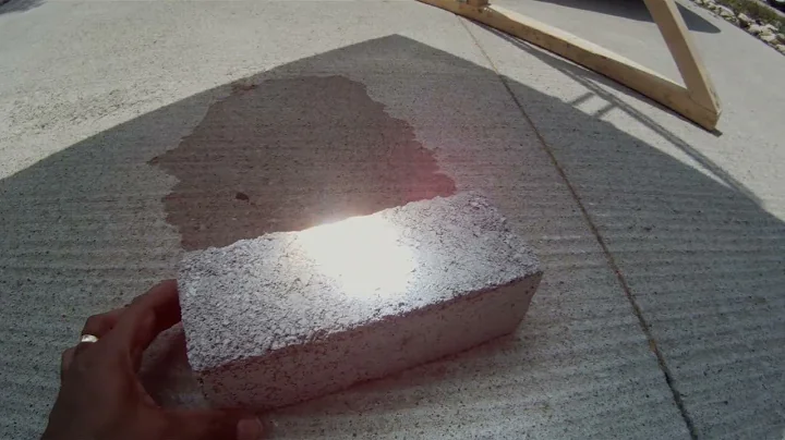 Giant Fresnel Lens Melts Penny