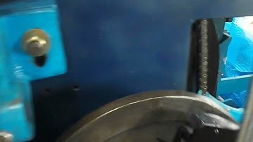 11mm single knot fish net making machine running video