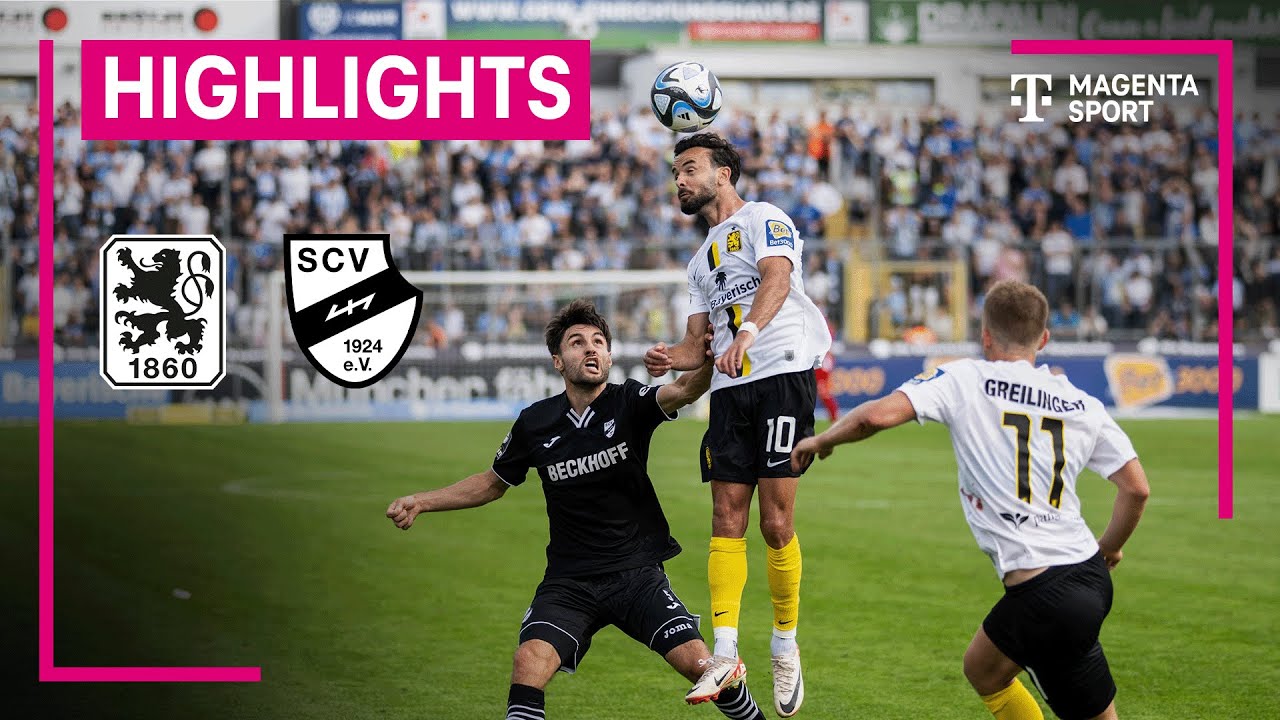 TSV 1860 München – SC Verl, Highlights mit Live-Kommentar, 3. Liga