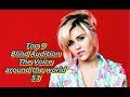 Top 9 Blind Audition (The Voice around the world 53)