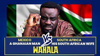 Mexico vs South African’s match causes an encounter between a Ghanaian man & his South African wife