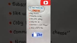 I make you cheese#tranding#virel#english#writing act#virel act#english act#english work#motovlog #us