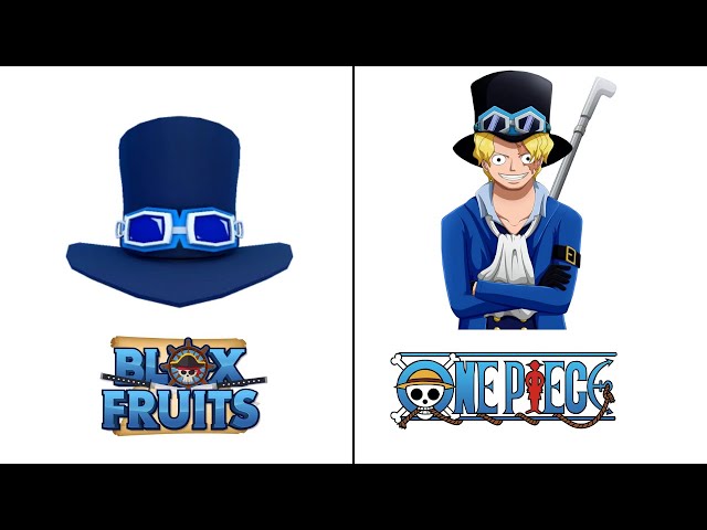 ACESSORIOS DE BLOX FRUITS EM ONE PIECE - ONE PIECE X BLOX FRUITS 